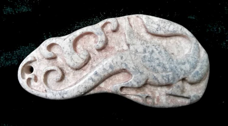 G003 Jade Carving of Dinosaur