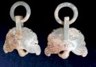 G001 Jade Door Knockers with Phoenix Pendants