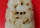L013 Liaojin Akiyama White Jade Carving