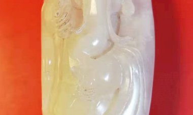 K006 宋代 太白仙翁白玉雕像